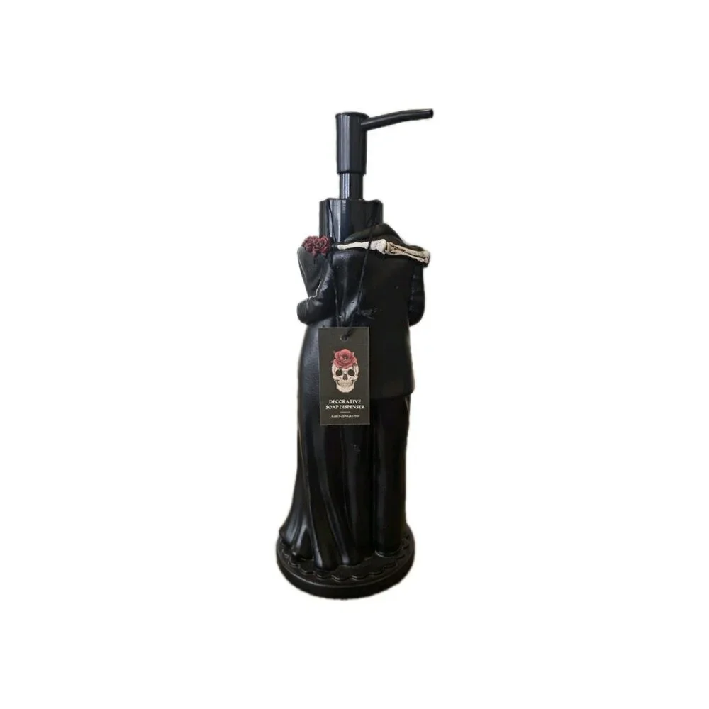 New Black Bride & Groom Headless Wedding Halloween Soap Dispenser Spooky